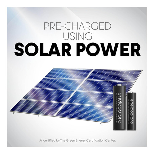 Panasonic Bk-3hcca4ba Eneloop Pro Aa Baterías Recargables De
