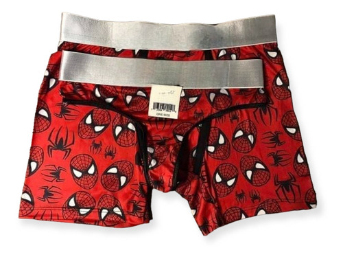 Duo De Boxer Y Tanga Spiderman Rojo Unitalla