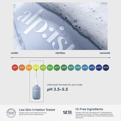 Kerasys Alp:ist Fórmula Vegana Sulfato De Silicone Sem Parab