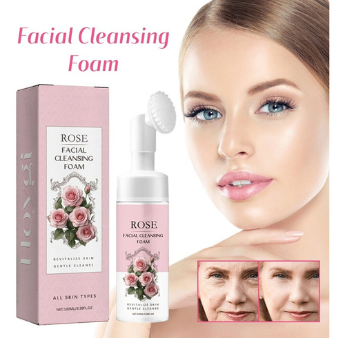 Espuma Limpiadora Rose Cleansing, 100 Ml