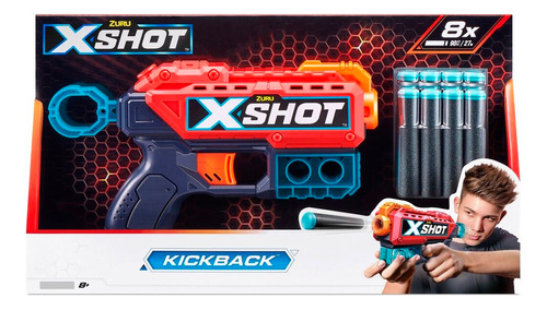 Pistola Lanza Dardos Zuru X-shot Kickback Recoil - Rex