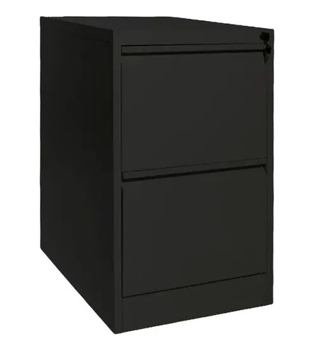 Archivero Metalico De 2 Gavetas Color Negro