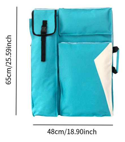 Bolsa De Arte Para Dibujo El Kit De Dibujo Azul Claro