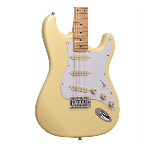 Guitarra eléctrica SX Vintage Series SST57+ de tilo vintage white brillante con diapasón de arce