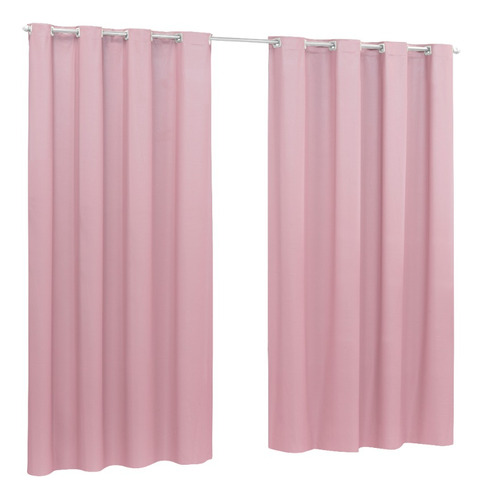 Cortina Pra Sala Cortina Blackout De Pvc 4,20 X 2,50m (alt) Cor Rosa