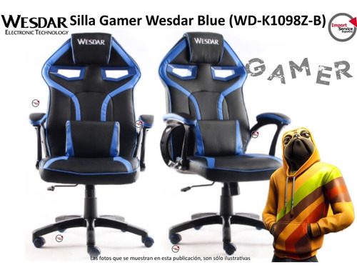 Silla Gamer Wesdar Blue (wd-k1098z-b)