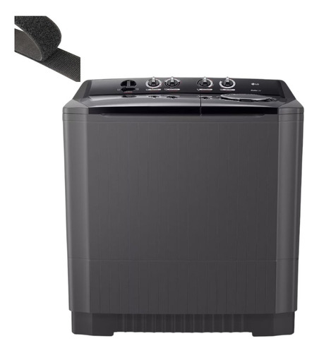 Cubierta Cubre Lavadora 18 Kg Dos Tinas LG Roller Jet