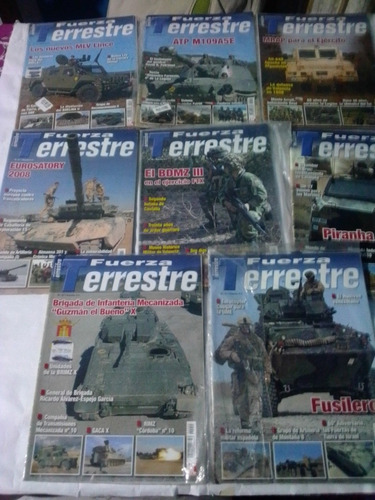 Fuerza Terrestre. - Revista Información Militar - $350 C/u