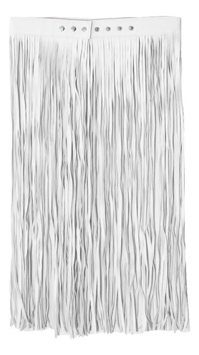 Hippie Boho Moda Mujer Fringe Borla Pu Correa De Cuero [u]