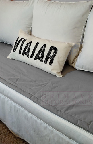 Pillow Manta Protector Asiento Tusor 2 Cuerpos. E/todo Pais