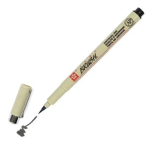 Caneta Nankin Sakura Pigma Micron Xsdk Brush Preto