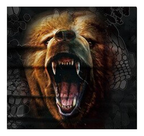 Bandana Animal Wild Oso Cafe, Fiery Brown Bear
