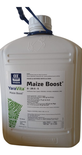 Yara Vita Maize Boost 10lt, Fertilizante Liquido Foliar