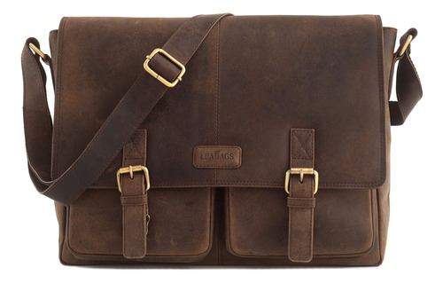 Leabags Maletines De Cuero Para Hombre - Bolso Cambridge De