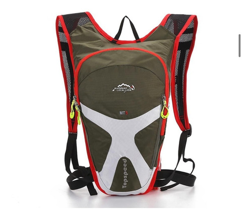 Imagen 2 de 7 de Mochila Running Apto Para Sistema De Hidratacion 5l Verde