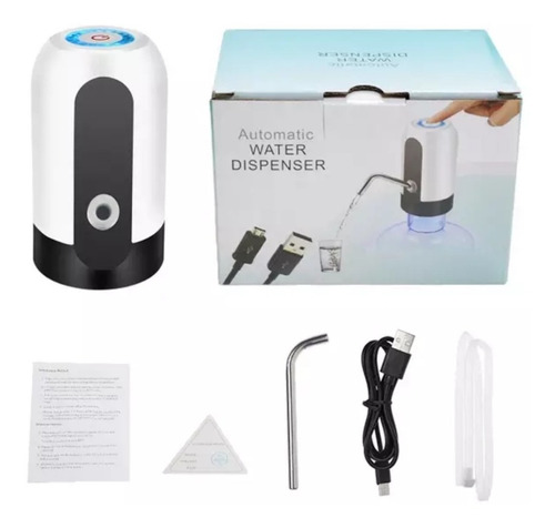 Dispensador De Agua Garrafón Recargable Eléctrico Usb