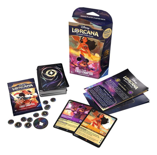 Lorcana Disney Tcg Starter Deck Ámbar Y Amatista 8 Años