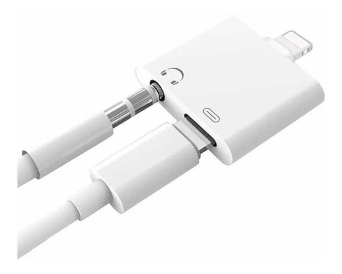 Adaptador De Auriculares Para iPhone 2 En 1 