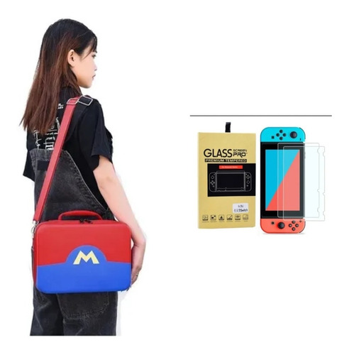 Pack Full Protección Bolso Nintendo Switch Rigido