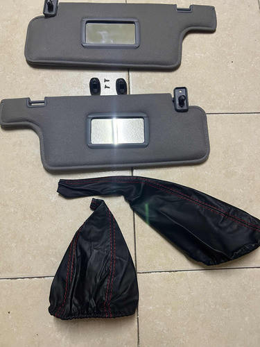 Kit De Viseras C/soportes, Fundas En Piel Para Golf,jetta A2