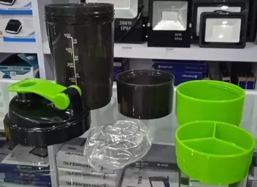 Vaso Mezclador Para Proteína Gym Nubisuave Color Verde