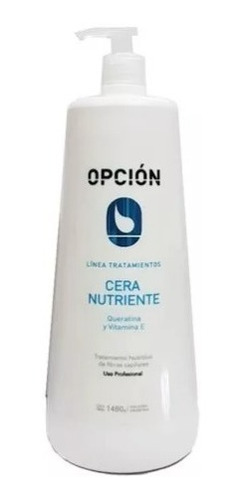 Cera Nutriente Opción Con Queratina Y Vitamina E 1480ml 