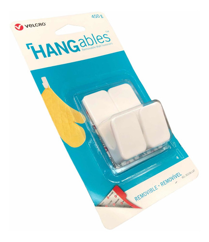 Set 2x Ganchos Velcro Hangables Removible Soporte Max. 450g