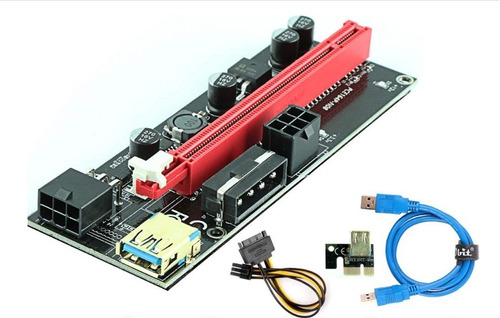 Riser Express Pci-e (dual-6pin/molex)c/extensión Gráficos