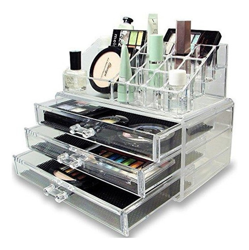 Organizador De Acrilico Para Cosmeticos Maquillaje Oferta