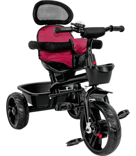 Triciclo Bicicleta Carriola Paseo Bebes 2-6 Años Asiento 360