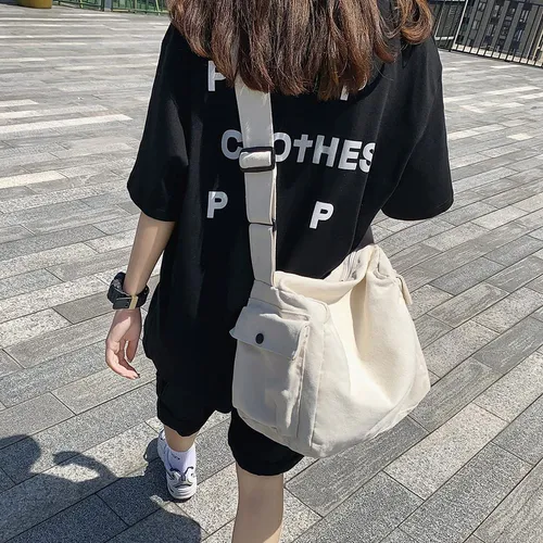 Bolso De Cartero De Lona Moderno