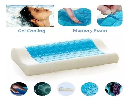 Almohada Memory Pillow Ortopédica Indeformable Cool Gel Fund