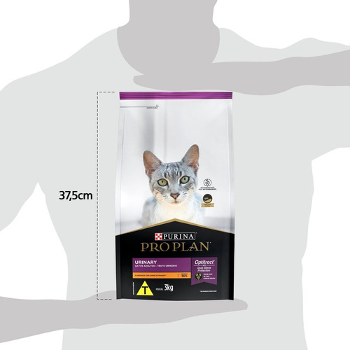 Imagem 10 de 10 de Nestlé Purina Pro Plan Trato Urinário Frango 3kg