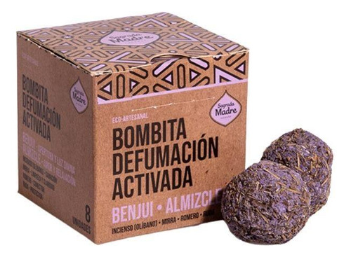 Bombinha Defumação Benjoim E Almíscar Natural Sagrada Madre