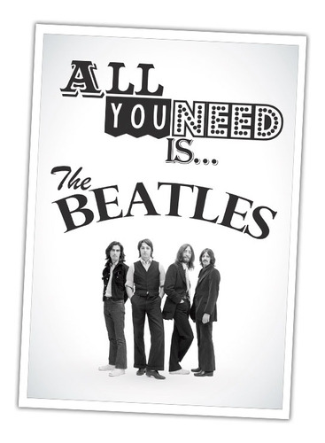 All You Need Is Beatles #03! - Lamina Autoadhesiva 21 X 29 C