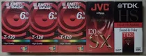 Comprar Fita Vhs Basf T u002F Jvc Sx u002F Tdk Hs 120 Lote 5 Un Lacradas