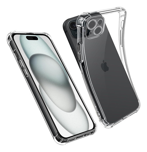 Carcasa Para iPhone 15 / 15 Pro / 15 Pro Max Transparente