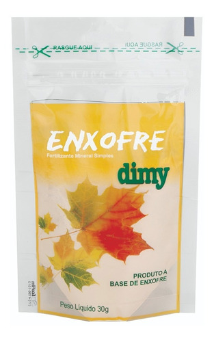 Fertilizante Mineral Simples Enxofre Dimy 30g