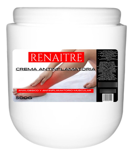 Crema Antiinflamatoria Analgesica X 500 G Fragancia Eucalipto