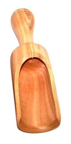 Handcrafted Cuchara De Madera De Oliva Sal O Cucharada / Pal