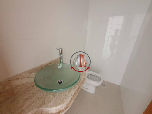 Belíssima Cobertura Na Vila Caiçara A 100 Metros Da Praia. - Co0017