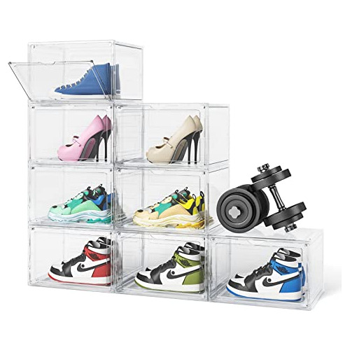 Cajas De Almacenamiento De Zapatos, 8 Unidades De Caja De Za