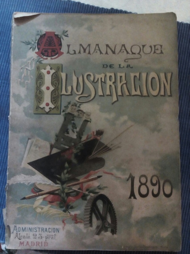 Lote De 4 Almanaque De La Ilustracion 1885-88-89-90