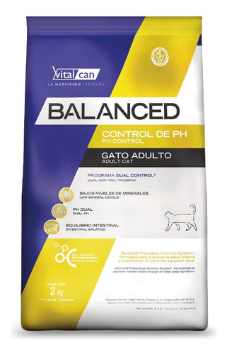 Balanced Gato Control Ph All Ages X 2 Kg
