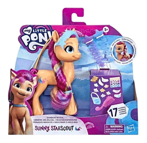 Brinquedo My Little Pony Princesa Petals Pop Star Arco Iris