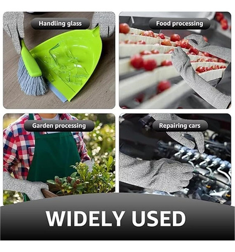 Guantes Resistentes A Cortes Para Protección De Brazos