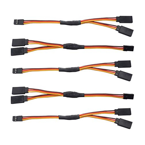 Vgoohobby Cable Divisor De Servo 5pcs 150mm, 1 Macho A 2 Hem