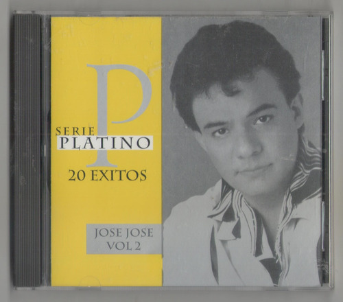 José José. 20 Exitos Platino Vol. 2. Cd Org Usado. Qqd.