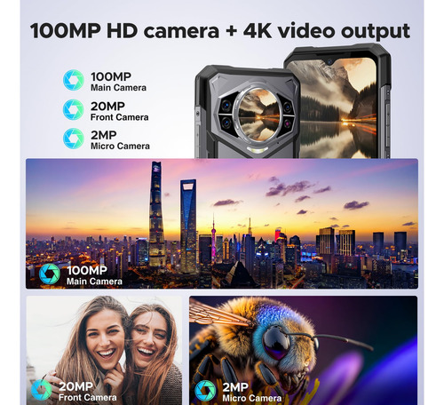 Smartphone Doogee S200 Rugged 5g 32gb+256gb 10100mah 33w