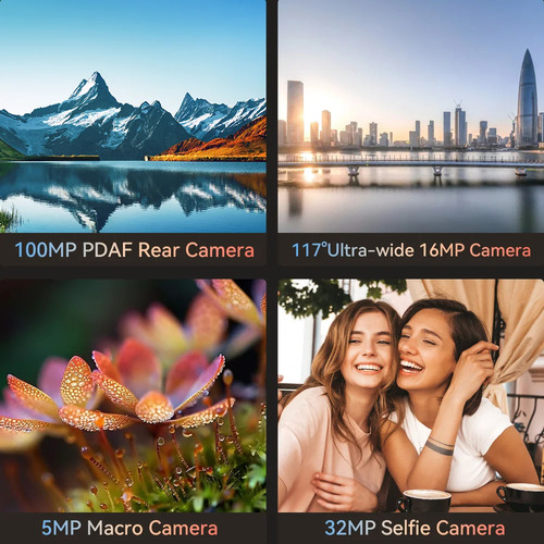 Smartphone Cubot X90 6.67 Inch Amoled 16 Gb 256 G Black